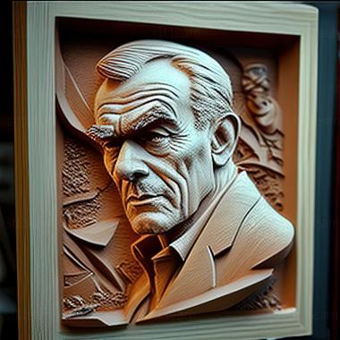 3D model James Bond Doctor Know Sean Connery (STL)